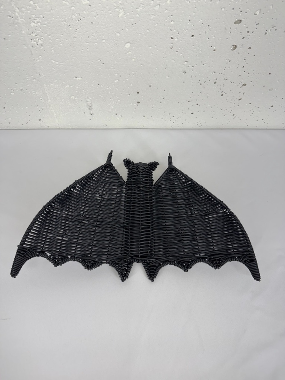 Way to Celebrate Halloween Black Woven Bat Tabletop Decor